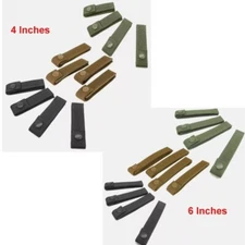 Condor 4", 6" MOD Straps Modular Web Gear Attachment Tie Straps, 4 Straps Packs