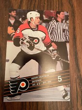 KERRY HUFFMAN  - 1992-93 JCPENNY PHILADELPHIA FLYERS POSTCARD