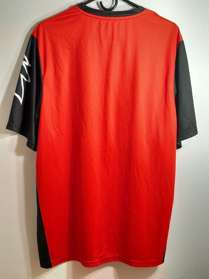 Wisdom Leaves Mens Mountain Bike Jersey MTB Moisture-Wicking red/black XL - Image 3 of 3