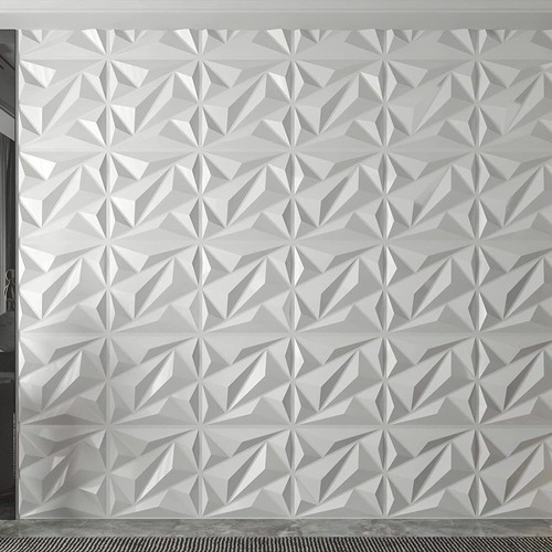 12pcs 30x30cm 3D Wall Stickers 3D Wall Panels Waterproof Decoration 3D Wallpaper - Picture 7 of 12