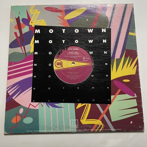 Rick James Glow Vinyl Record 12” 45 RPM Maxi Single MD 4539 Gordy Records 1985 - Picture 4 of 24