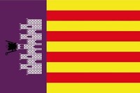 Aufkleber Sticker Flagge Fahne Spanien Mallorca Autoaufkleber