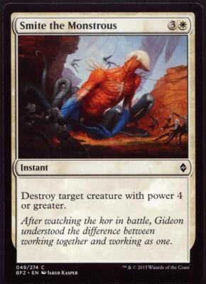 Smite the Monstrous - 49 Regular not foil MTG BFZ
