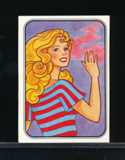1983 Panini BARBIE ALBUM STICKER 5 portrait rare vgex condition