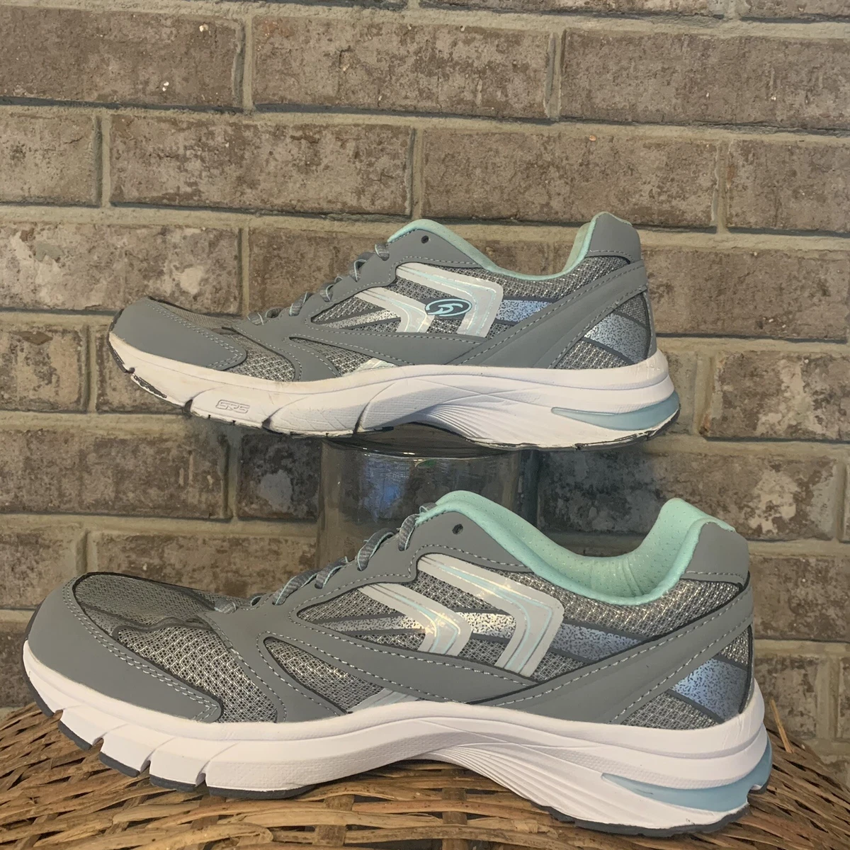 Dr Scholls Women 11W Preset Athletic Shoes Gray Low Top Gel