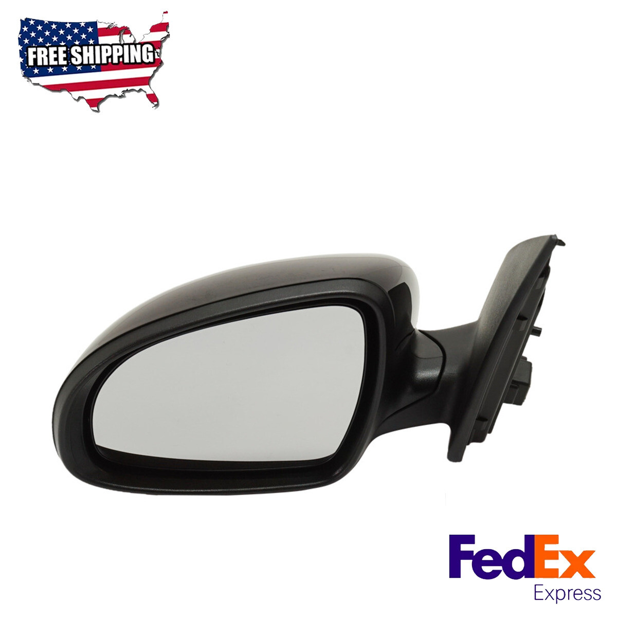 Mirror Power Glass Paintable Driver Side for 2017-2022 Kia Sportage
