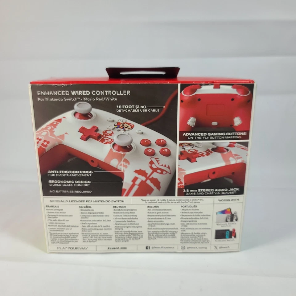 Mario Red/White, Gaming controller - Image 3 of 4
