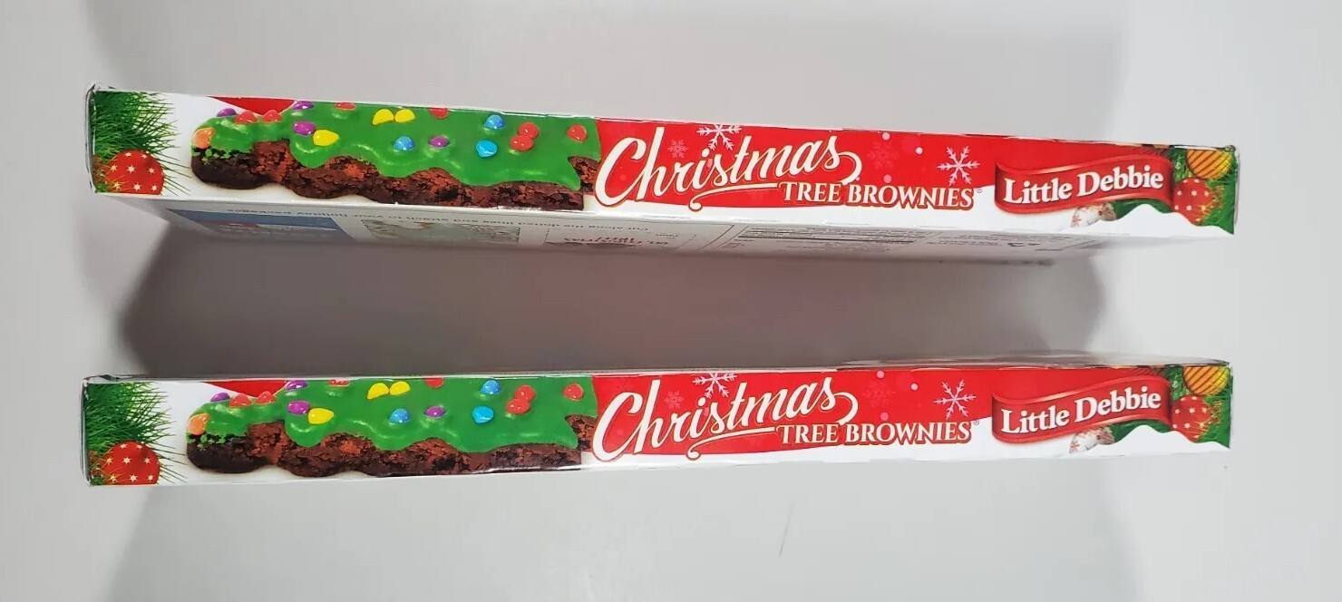 Lot Of 2 Boxes Of Little Debbie Christmas Tree Brownies eBay