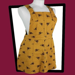 mustard dungarees womens