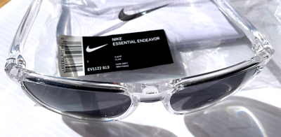 NEW NIKE ESSENTIAL ENDEAVOR Shiny Clear Frame Grey Lens  display picture 1