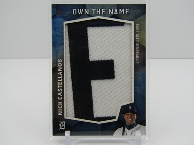 nanacoカード タミヤバージョン 2016 NICK CASTELLANOS 2016 TOPPS UPDATE OWN THE NAME LETTERMAN