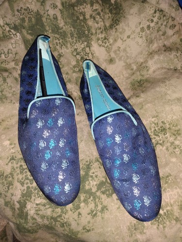 Duncan Quinn* Smoke Slippers *Blue* Size 41 *(8 mens)41 - Picture 10 of 11