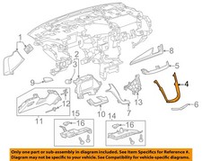 GM OEM 14-16 ELR Instrument Panel Components-Center Bezel 22934890