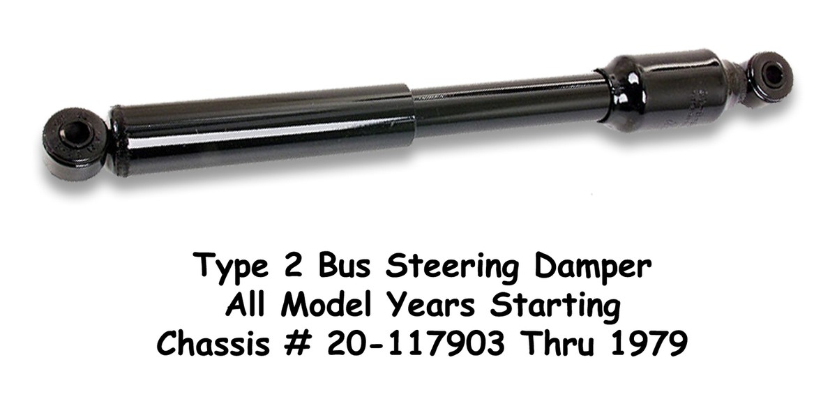VW TYPE 2 BUS FRONT-END STEERING DAMPER ROAD SHOCK FRONT BEAM