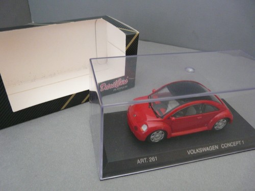 1/43-DETAIL CARS PLATINUM-1994 VW VOLKSWAGEN CONCEPT 1 BEETLE PROTOTYPE-RED - Picture 2 of 9