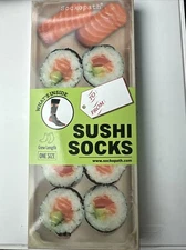 Sockopath Sushi Crew Socks Men’s/women’s Unisex New