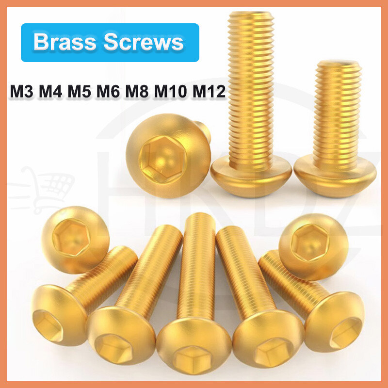 Viti A Testa Svasata In Ottone – Metriche M3 M4 M5 M6 M8 M10 – Modello GB835