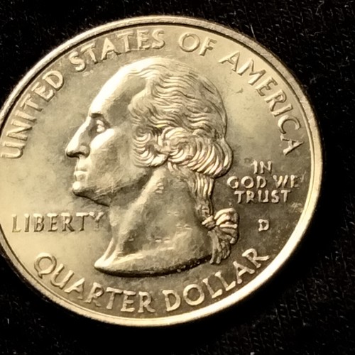 1999 D Delaware State quarter MAD Struck Thru Die Clash Errors - Picture 2 of 4