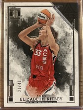 2025 Impeccable WNBA Elizabeth Kitley Silver #d 21/40 Las Vegas Aces