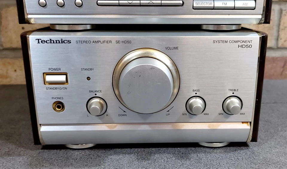TECHNICS SE-HD50 Verstärker, ST-HD50 Tuner & RS-HD70 Kassettendeck, Stack System - Bild 3 von 4