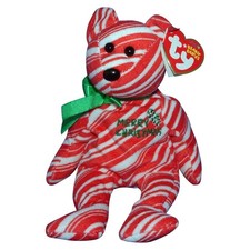 Ty Beanie Baby 2007 Holiday Teddy Red - MWMT