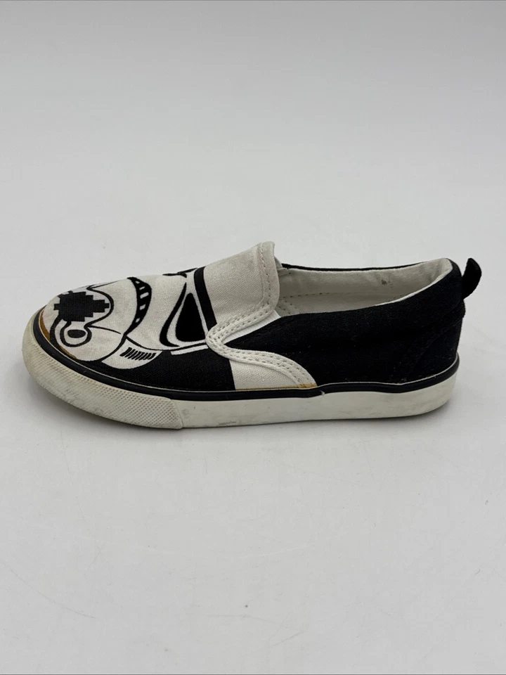 GAP x STAR WARS niños talla 9 zapatos sin cordones Darth Vader & Stormtrooper B1 Foto 3 de 4