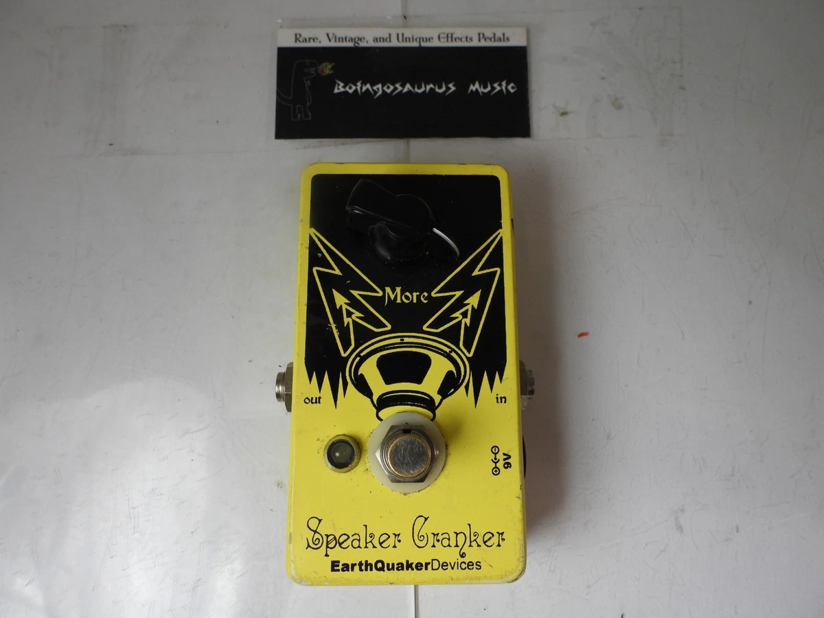 Earthquaker Devices Speaker Cranker Overdrive Gain Booster Effects