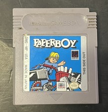 Paperboy Nintendo Game Boy 1990 Grey Cartridge DMG-MP-USA Authentic TESTED