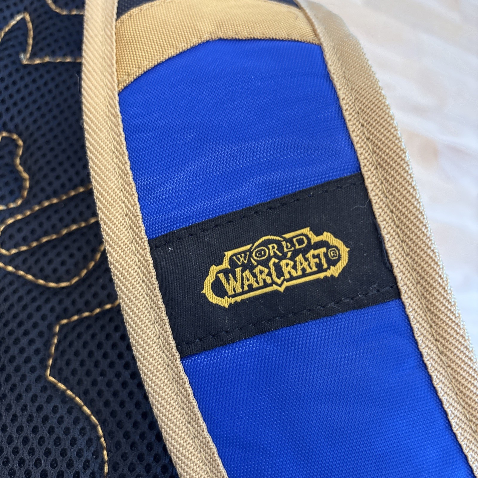 Blizzcon 2019 World of Warcraft Alliance Gamer Utility Backpack Blizzard EUC image 3
