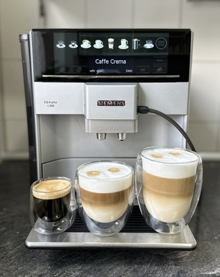   Siemens EQ.6 Plus S300 Kaffeevollautomat, Silber  