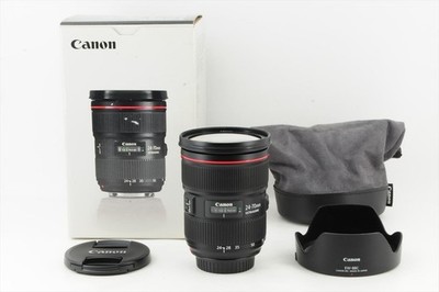 [ Near MINT + Hood ] Canon EF 24-70mm F/2.8 L II USM Lens From Japan #27356