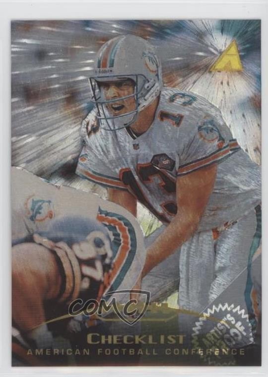 1995 Pinnacle Checklist Artist's Proof Dan Marino #244 HOF 0v09