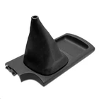 For Nissan Frontier Navara D40 '07-13 Manual Leather Boot Console Gear Black RHD