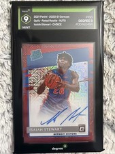 2021 Panini Donruss Isiah Stewart Rated Rookie Autographed