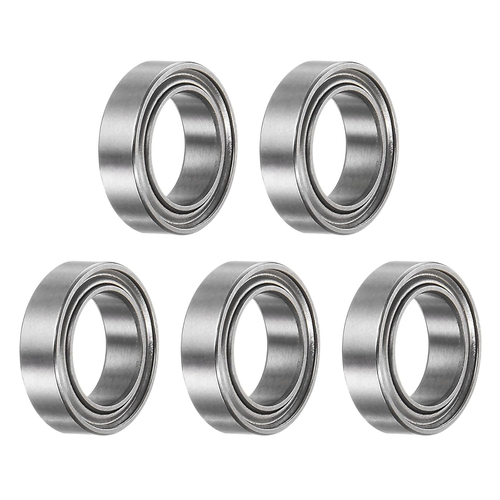 Produktbild von 5x MR115ZZ Kugellager 5x11x4mm – Chromstahl, Doppelt Geschirmt, P5/ABEC5, Leise