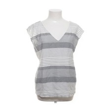 Kookaï, Top, Größe: 38, Weiß/Blau, Polyamid/Polyester/Viskose, Streifen #RWA