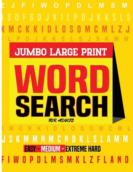 Jumbo Word Search Book For Adults Large Print Laura Bidden Taschenbuch Englisch-image