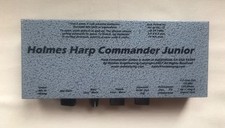 HOLMES HARP COMMANDER JUNIOR METALLIC GRAY PRE-AMP -TESTED & WORKING