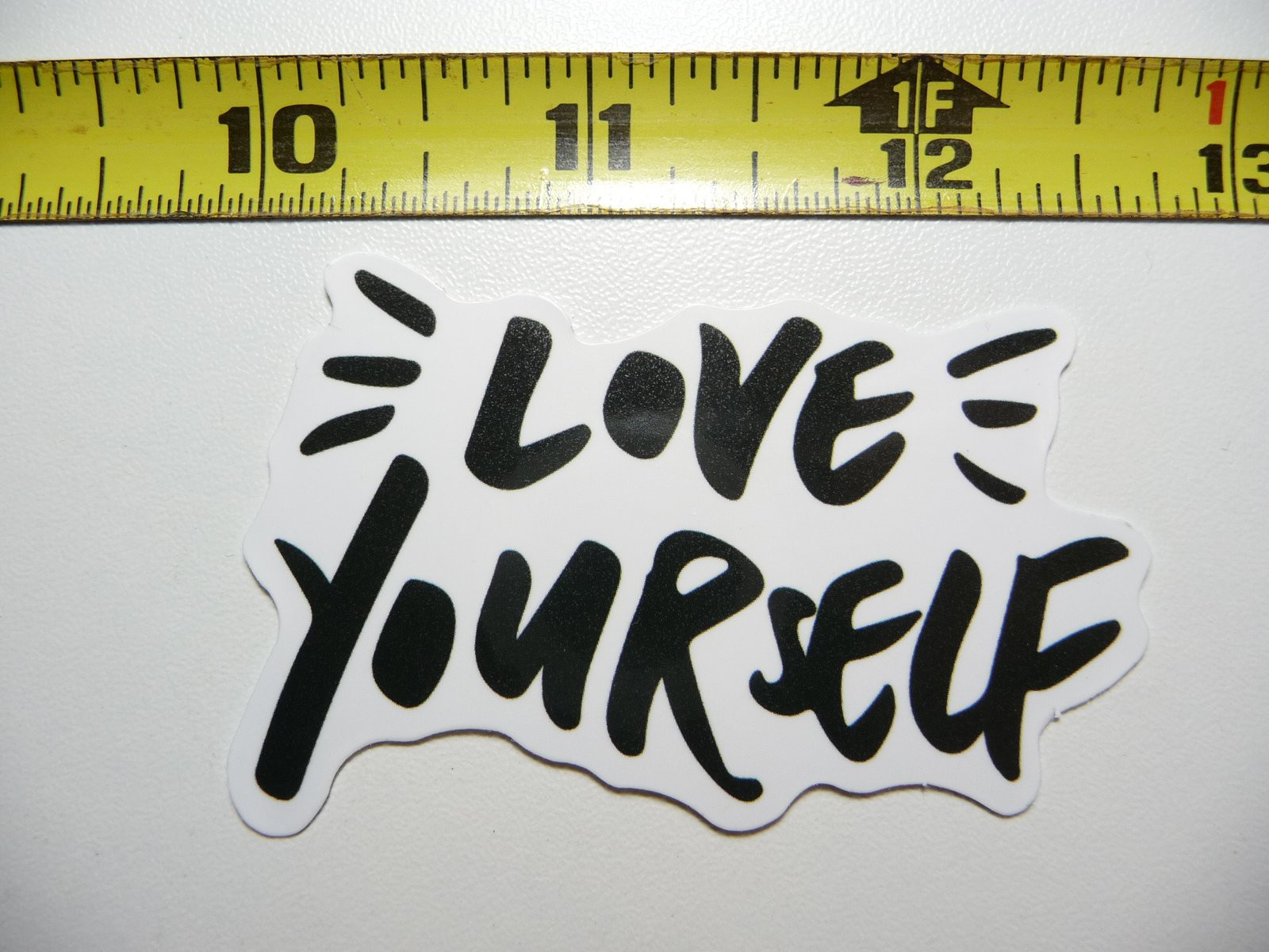 LOVE YOURSELF Motivational Decal Sticker for Positive Attitude and Kindness