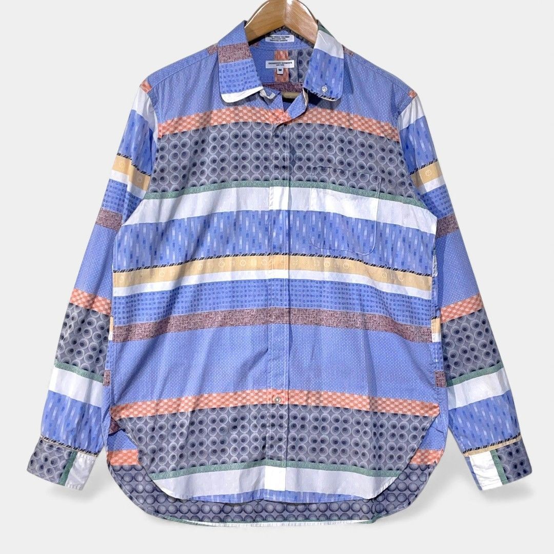 Engineered Garments All over Pattern Patchwork Lo… - image 2