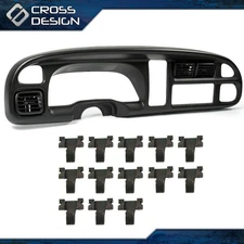 Fit For 98-2002 Dodge Ram 1500 2500 3500 Pickup Dashboard Bezel w/ Vents US