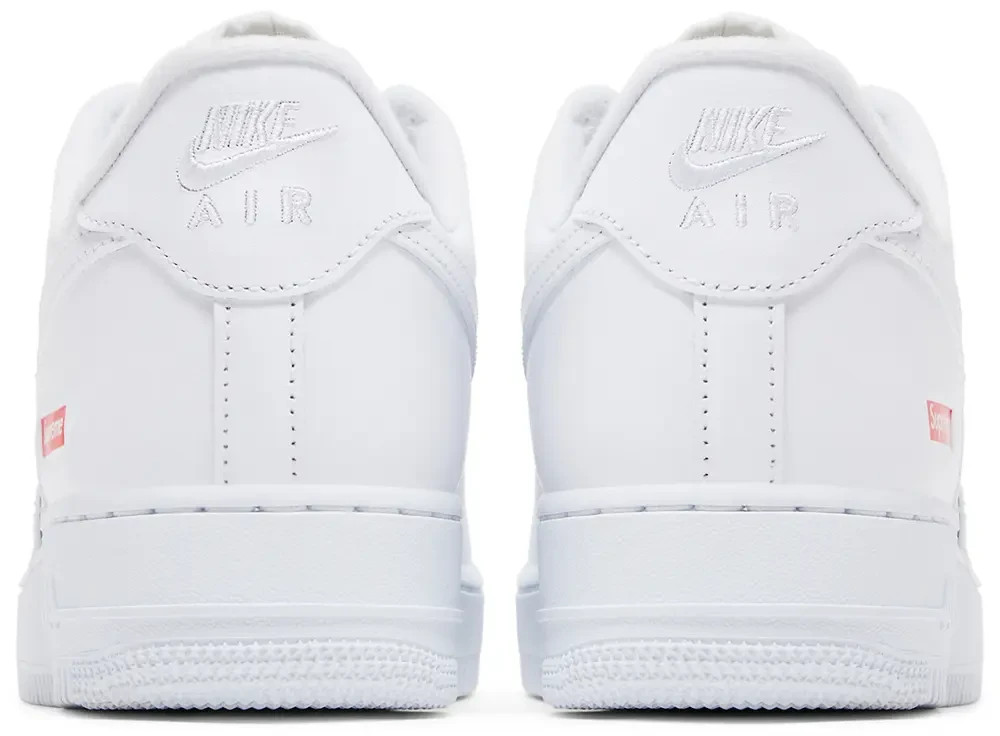 Nike White Air Force Ones AF1 Sneakers Collectible Size 9.5 men’s new with box Size 9.5 - Nike Air Force 1 x Supreme Low Box Logo - White  main image 3