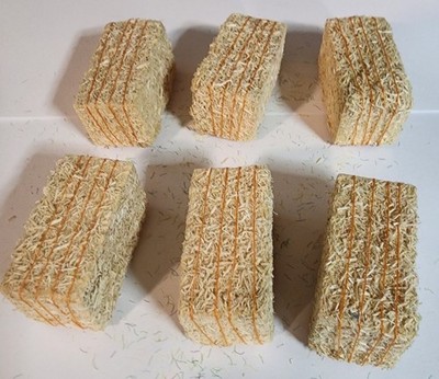 1/64 6 Pack of Custom 4x4x8 Large Square Corn Stalk Bales
