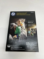HP Advanced Borderless Photo Paper Glossy 4"x6", 125  Sheets, New 🔥