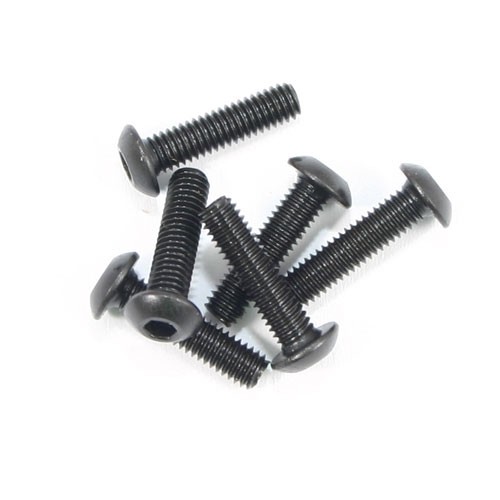 FTX Button Head Hex Screw M3*12 6pcs