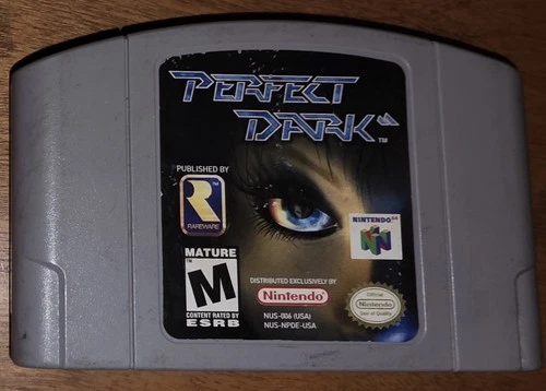 Perfect Dark (Nintendo N64) Authentic - Cartridge Only - TESTED