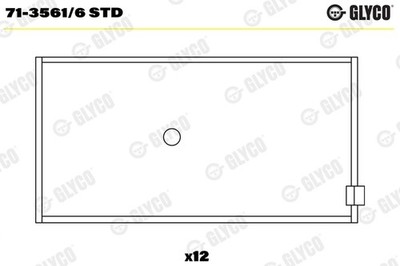 GLYCO 71-3561/6 STD Pleuellager für AYATS,ERF,FENDT,INBUS,KING LONG,MAN,MAZ,MAZ-