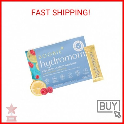 Boobie Hydromom Superfood Electrolyte Drink Mix, Blue Raspberry Lemonade | Refre