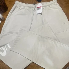 Nike Jordan x Travis Scott CACTUS JACK Fleece Pants Lt Bone Size L DZ5508-072