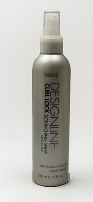 regis designline curl lock scrunching medium hold spray 8oz scuffed bottle